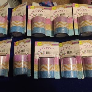 Glitter Decorative Tape, 3 pack (lot of 10)